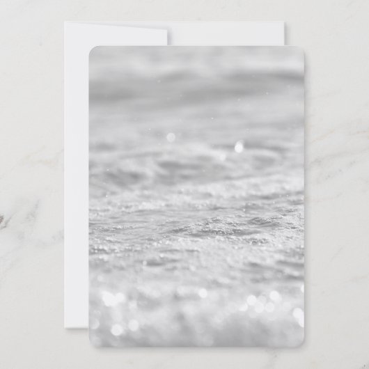 Snow in Love Frozen Winter Snowflake Vrijgezellenf Kaart (Achterkant)