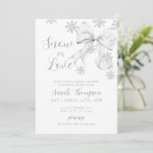 Snow in Love Kaart (Staand voorkant)