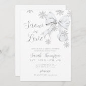 Snow in Love Kaart (Voorkant / Achterkant)