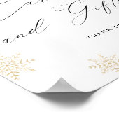 Snow In Love Kaarten & Wensen Winter Vrijgezellenf Poster (Hoek)