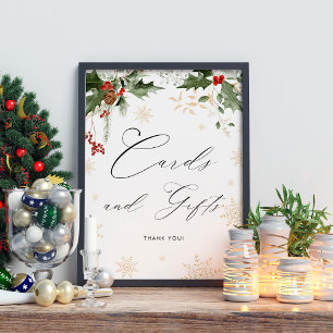Snow In Love Kaarten & Wensen Winter Vrijgezellenf Poster