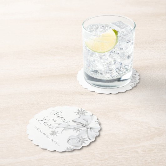 Snow in Love Kartonnen Onderzetters (Insitu)