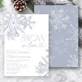 Snow In Love Snowflake Winter Vrijgezellenfeest Kaart