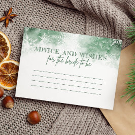 Snow in Love Vrijgezellenfeest Advies Wens voor Br Informatiekaartje