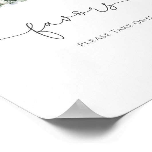 Snow In Love Vrijgezellenfeest Favors Poster (Hoek)