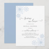 Snow in Love Vrijgezellenfeest Kaart (Voorkant / Achterkant)