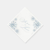 Snow in Love Vrijgezellenfeest Servet (Hoek)