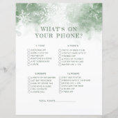 Snow in Love What On Your Phone Vrijgezellenfeest  (Voorkant)