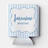 Snow In Love Winter Bachelorette Party Blikjeskoeler (Achterkant)