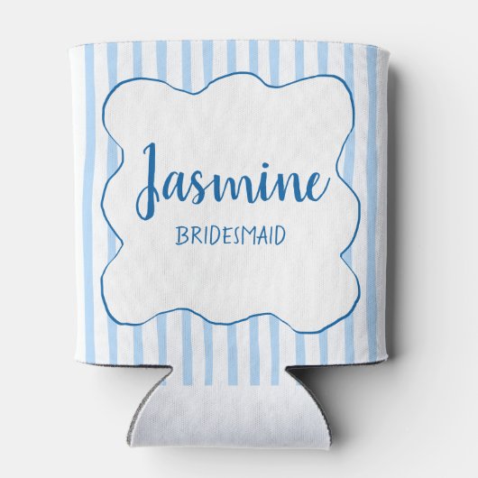 Snow In Love Winter Bachelorette Party Blikjeskoeler (Achterkant)