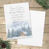 Snow In Love Winter Bridal Shower Kaart