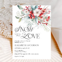 Snow In Love Winter Floral Vrijgezellenfeest