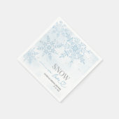 Snow in Love Winter Snowflake Bridal Shower  Servet (Hoek)