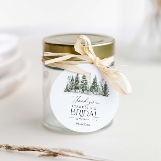 Snow In Love Winter Vrijgezellenfeest Bedankjes Labels