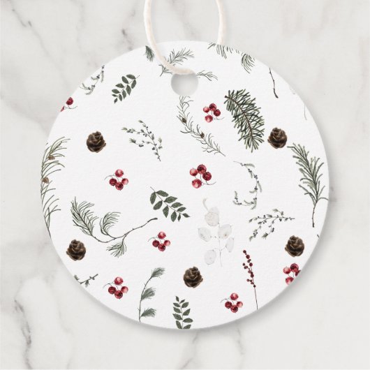 Snow in Love Winter Vrijgezellenfeest Bedankt Bedankjes Labels (Achterkant)