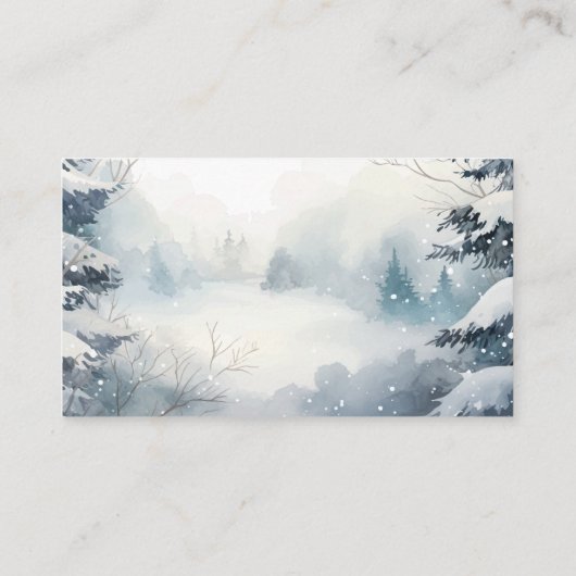 Snow in love winter Vrijgezellenfeest Deel een rec Informatiekaartje (Achterkant)