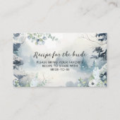 Snow in love winter Vrijgezellenfeest Deel een rec Informatiekaartje (Voorkant)