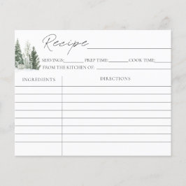 Snow In Love Winter Vrijgezellenfeest Recept Kaart