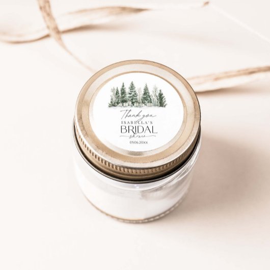 Snow In Love Winter Vrijgezellenfeest Ronde Sticker