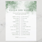 Snow in Love Zou Ze Liever Vrijgezellenfeest Game (Voorkant)