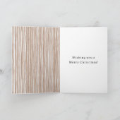 Snow in Window Christmas Kaart (Binnen)