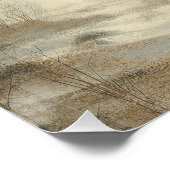 Snow In Winter Landscape Old Photo Graphic Design Perfect Poster (Hoek)