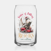 Snow Is Falling, Books Are Calling  Blikvorm Glas (Voorkant)