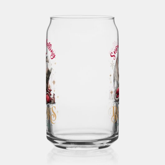 Snow Is Falling, Books Are Calling Blikvorm Glas (Rechts)