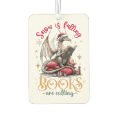 Snow Is Falling, Books Are Calling  Luchtverfrisser (Achterkant)