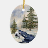 Snow Kees Porcelain Ornament (Voorkant)