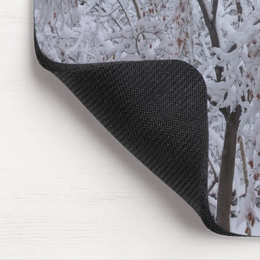 Snow-Laden-bomen Muismat (Hoek)