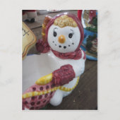 Snow Lady Briefkaart (Voorkant)