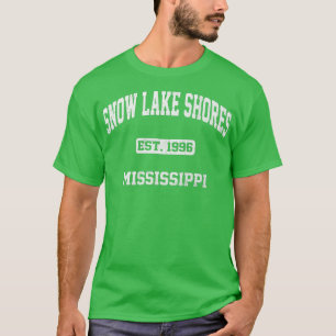 Snow Lake Shores Mississippi Staat Athl T-shirt