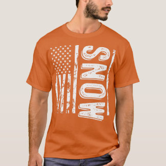 Snow Last Name Funny Surname Team Snow Family  T-shirt