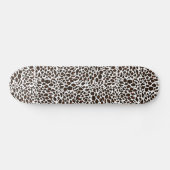 Snow Leopard Animal Print Skateboard (Horizontaal)