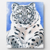Snow Leopard Art Fotoplaat (Voorkant)