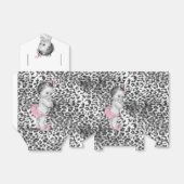 Snow Leopard Baby shower Favor Boxes Bedankdoosjes (Uitgevouwen)
