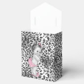Snow Leopard Baby shower Favor Boxes Bedankdoosjes (Geopend)