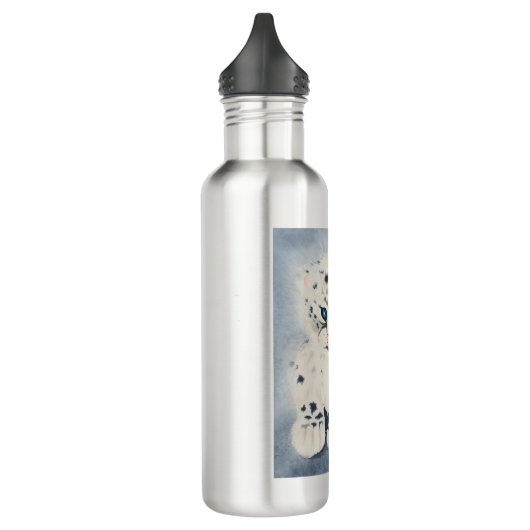 Snow Leopard Baby Tumbler Waterfles (Links)