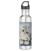 Snow Leopard Baby Tumbler Waterfles (Voorkant)