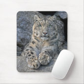 Snow Leopard Beauty Mousepad Muismat (Met muis)