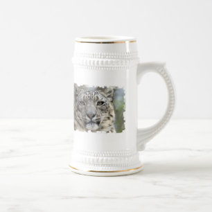Snow Leopard Beer Stein Bierpul