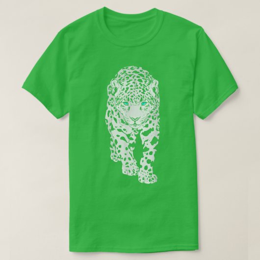 Snow Leopard Big Cat Wildlife T-shirt (Design voorkant)