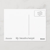 Snow Leopard Briefkaart (Achterkant)