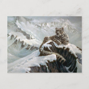 Snow Leopard Briefkaart