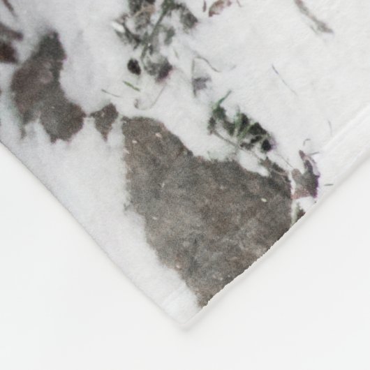 Snow Leopard Brothers Walking Fleece Deken (Hoek)