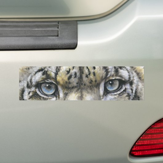 Snow Leopard Bumpersticker (Op auto)