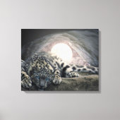 Snow Leopard Canvas Afdruk (Voorkant)