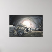 Snow Leopard Canvas Afdruk (Voorkant)