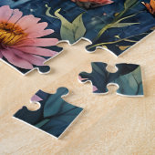 Snow Leopard Castle Moon Jigsaw Puzzel (Zijkant)